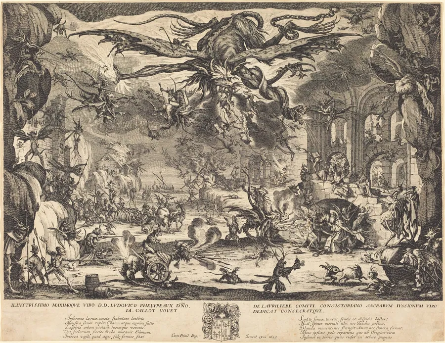 The Temptation of Saint Anthony [second version] by Jacques Callot