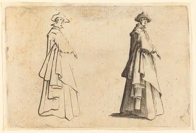 Lady in a Large Coat