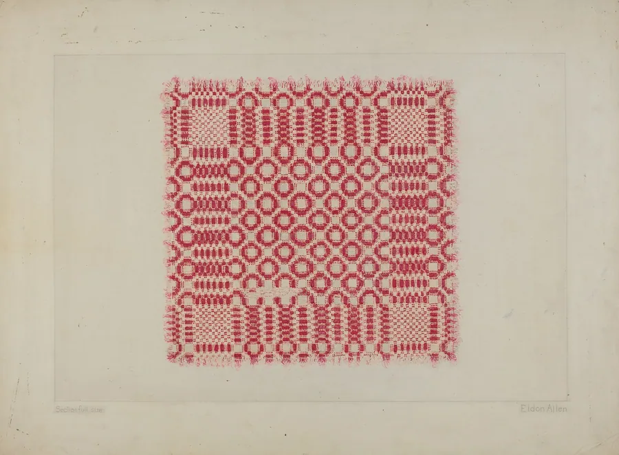 Bedspread by Eldon Allen