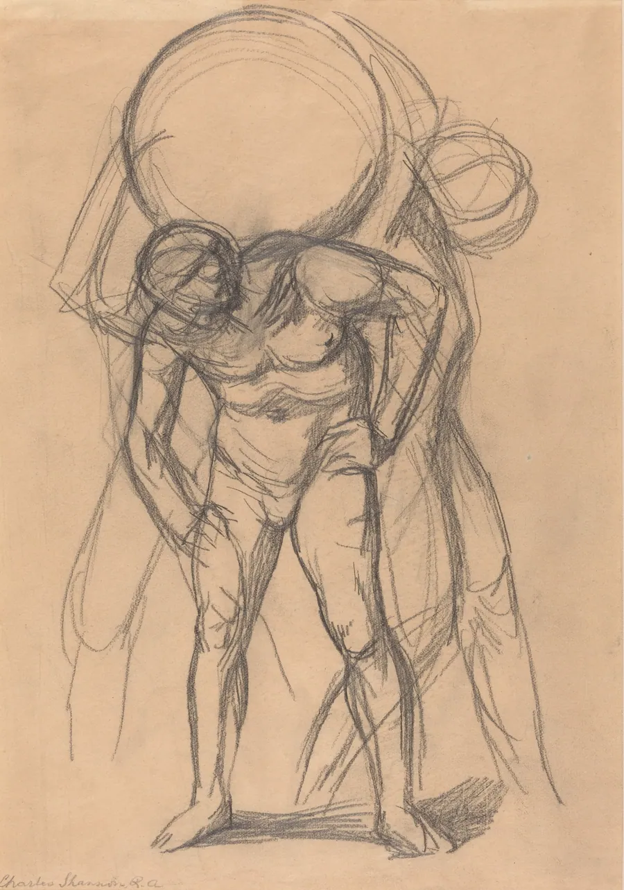 Study of Atlas by Charles Haslewood Shannon