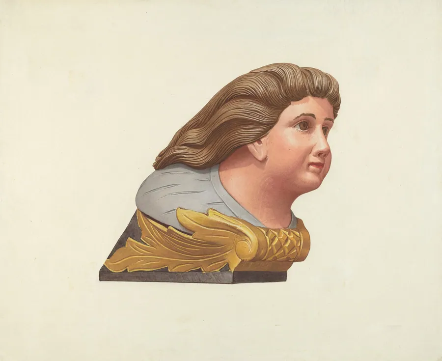 Figurehead from Schooner "Packet" by Elizabeth Moutal