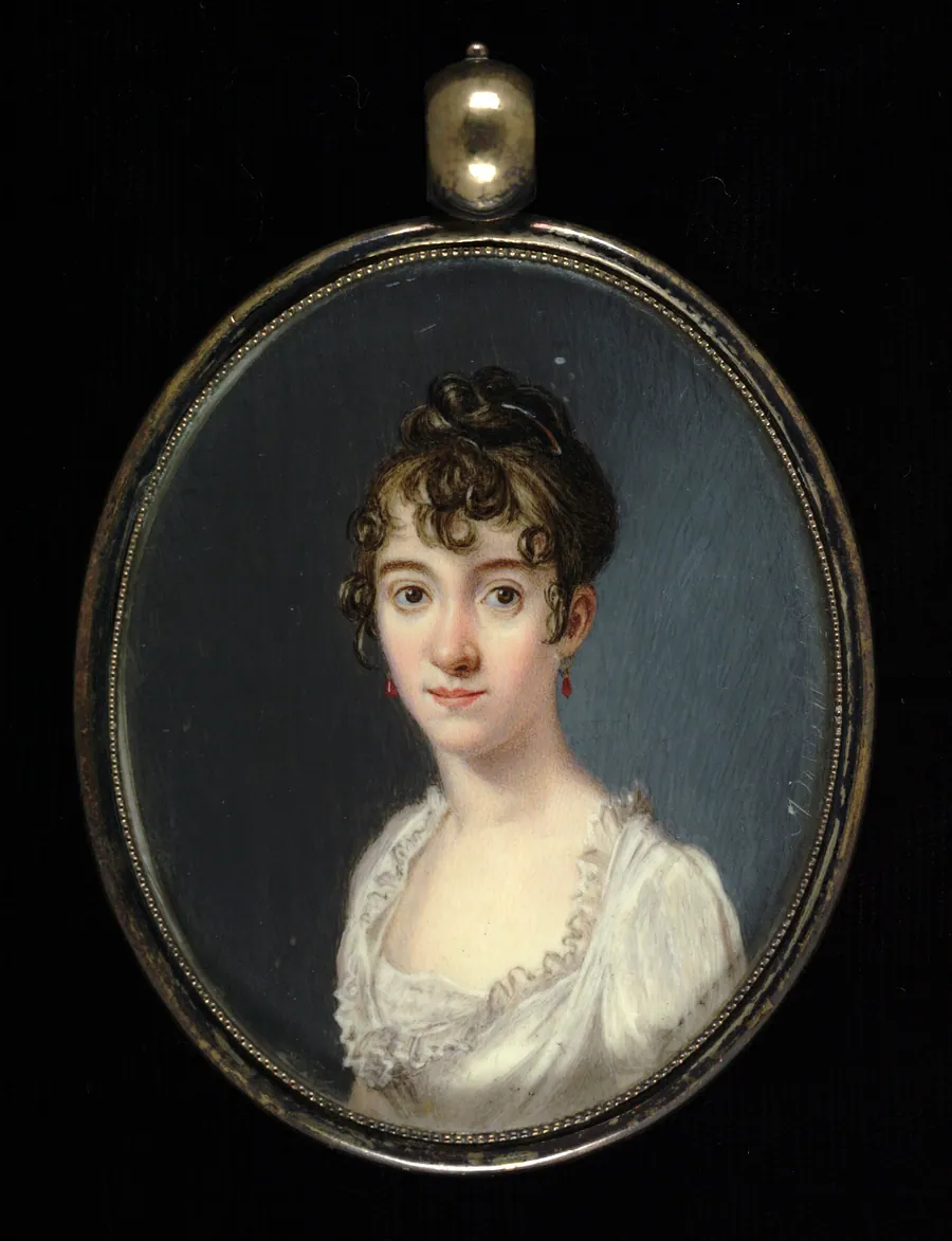 Theresa Diana Levesque by Ambrose Duval, born ca. 1778-died 1860