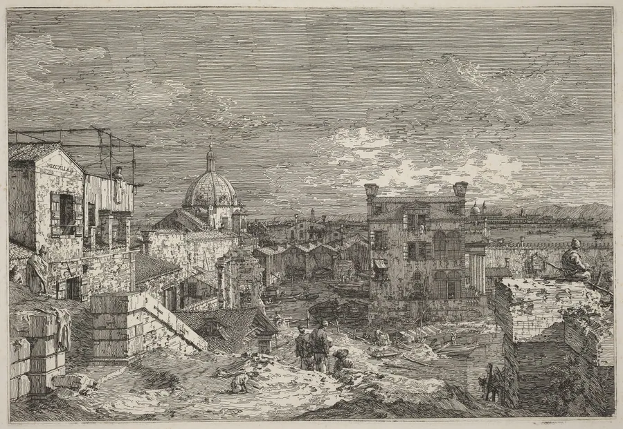 Imaginary View of Venice by Canaletto