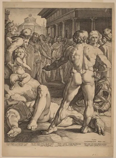 The Fight between Ulysses and Irus