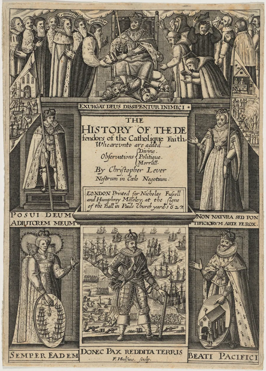 Title Page to History of the Defenders of theCatholic Faith, by Christopher Lever by Frederik van Hulsen