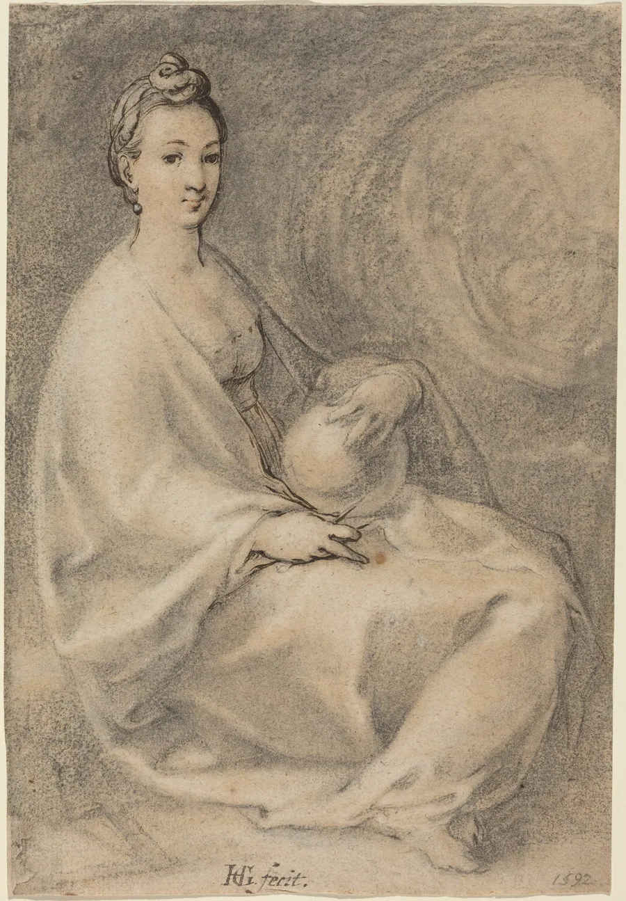 Urania by Hendrick Goltzius