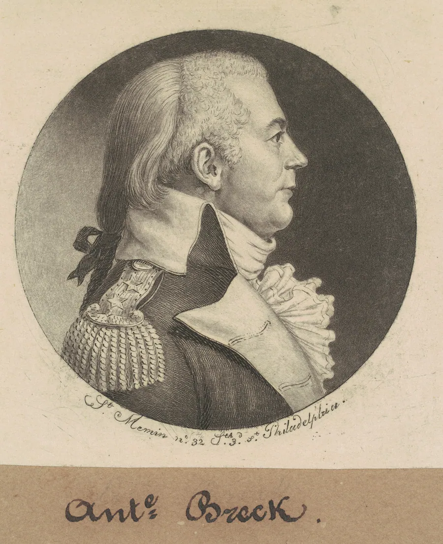 Anthony Breck by Charles B. J. Févret de Saint-Mémin