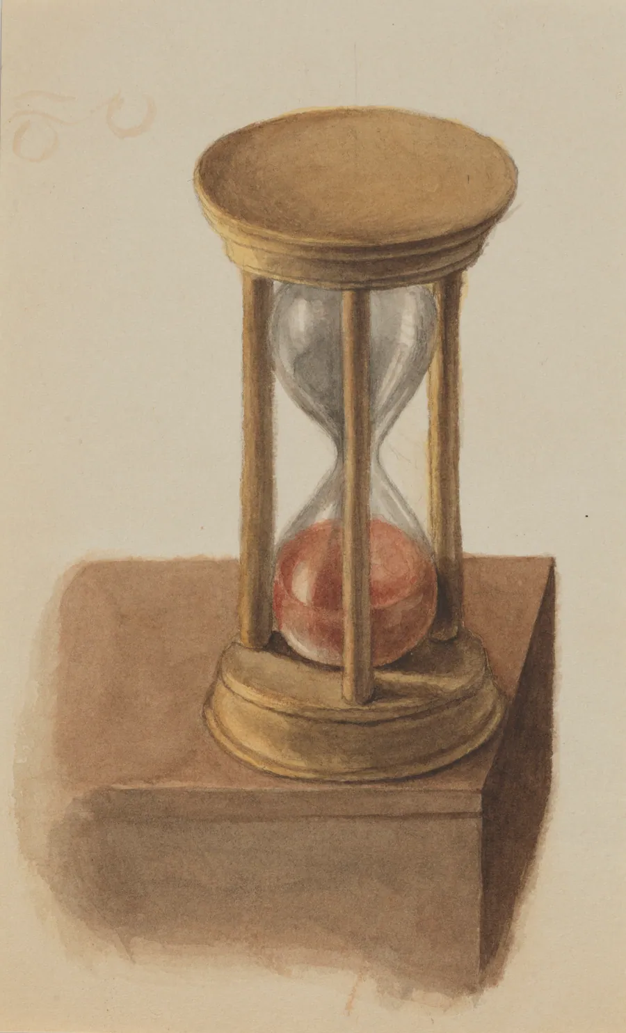 Untitled (Hourglass) by Mary Vaux Walcott, born Philadelphia, PA 1860-died St. Andrews, New Brunswick, Canada 1940