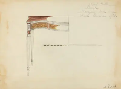 Sheraton Card Table