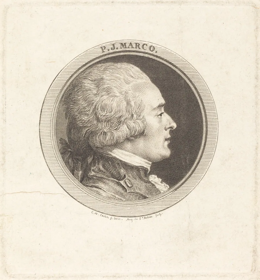 P.J. Marco by Augustin de Saint-Aubin