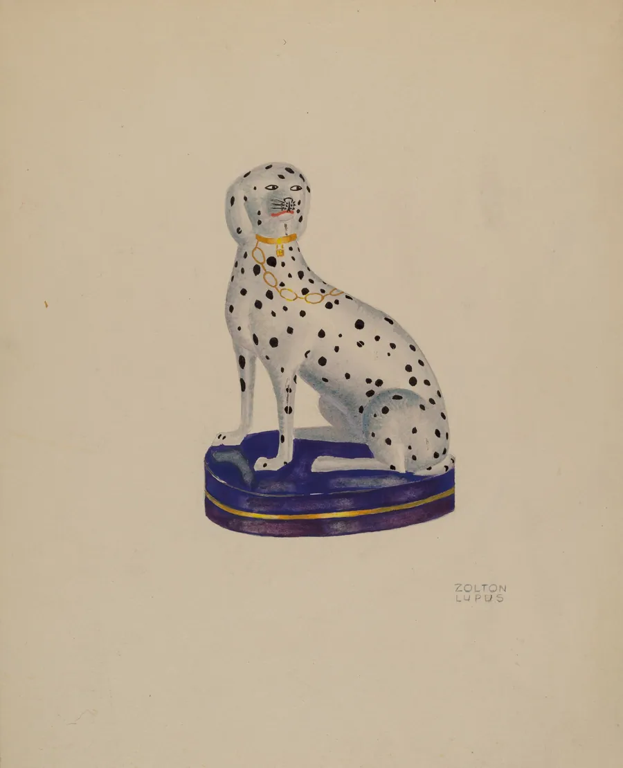 Dog (Mantel Ornament) by Z.S. Lupus