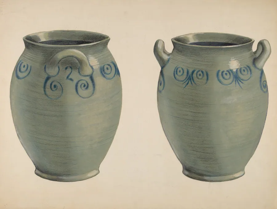 Two-Handled Crock by Fred Weiss