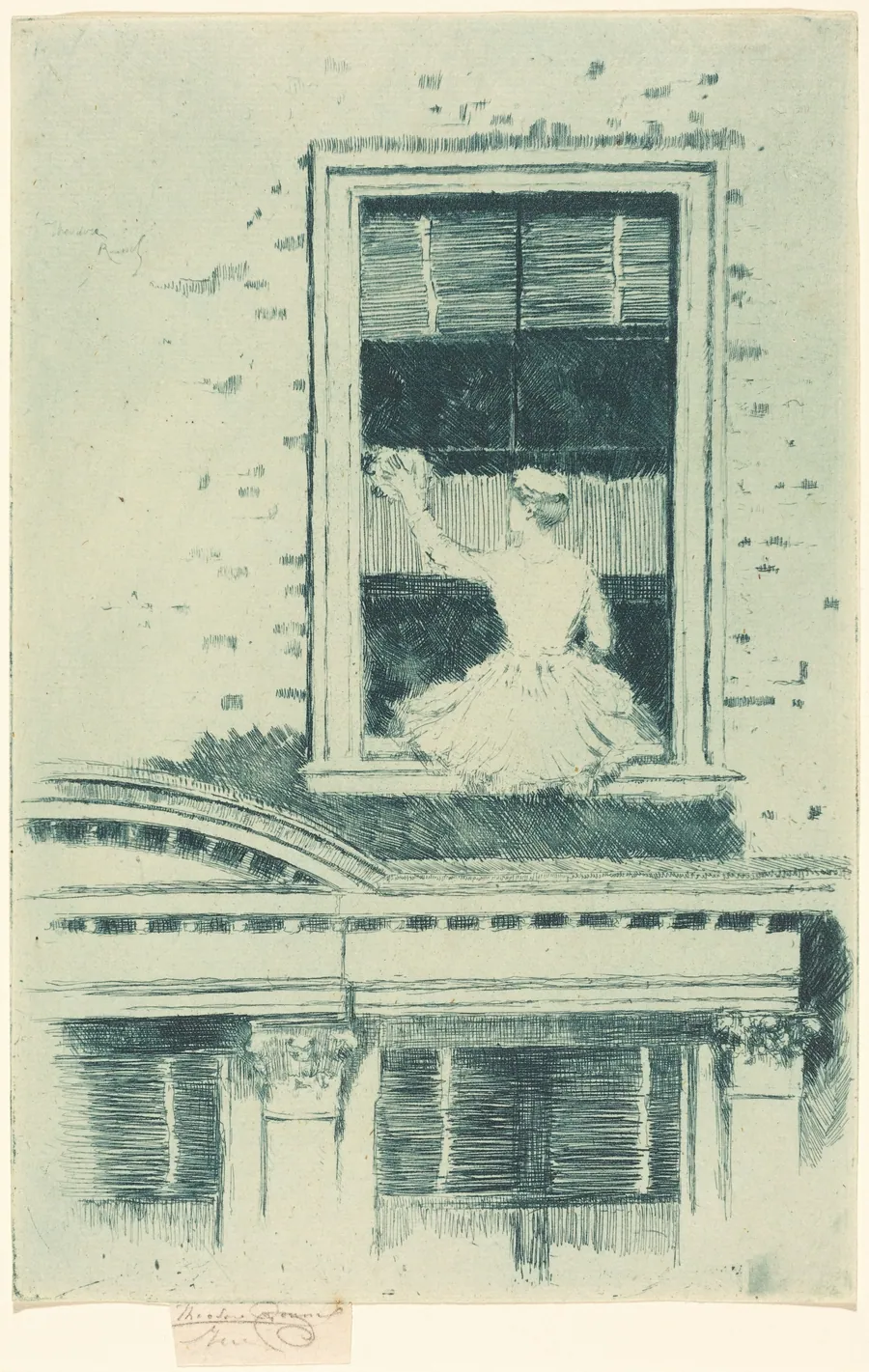 The Window Cleaner, Chelsea by Théodore Roussel
