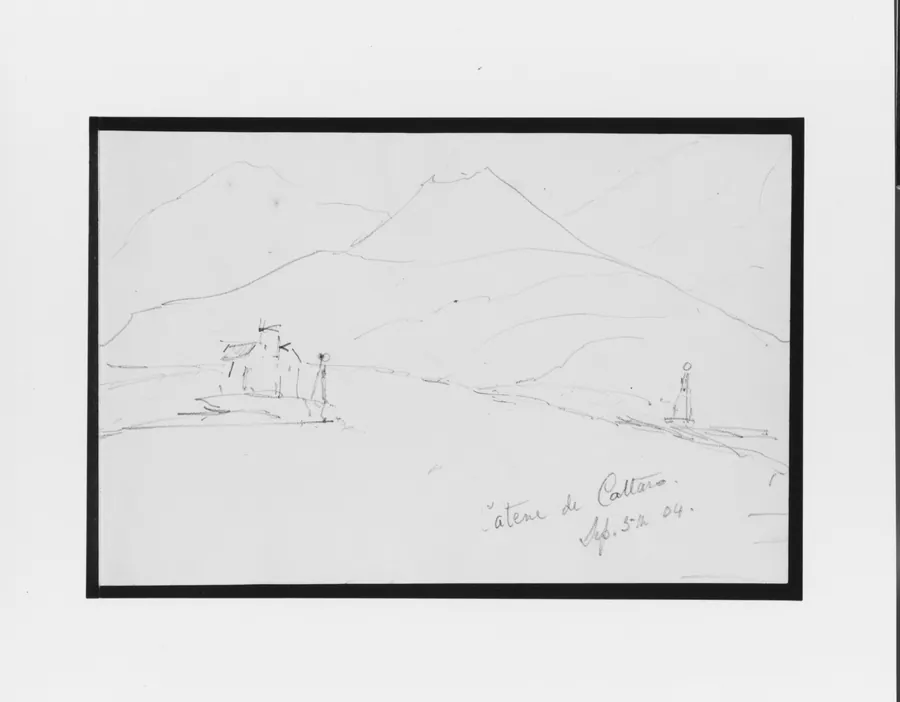 Catene de Cattaro (from Sketchbook) by Mary Newbold Sargent