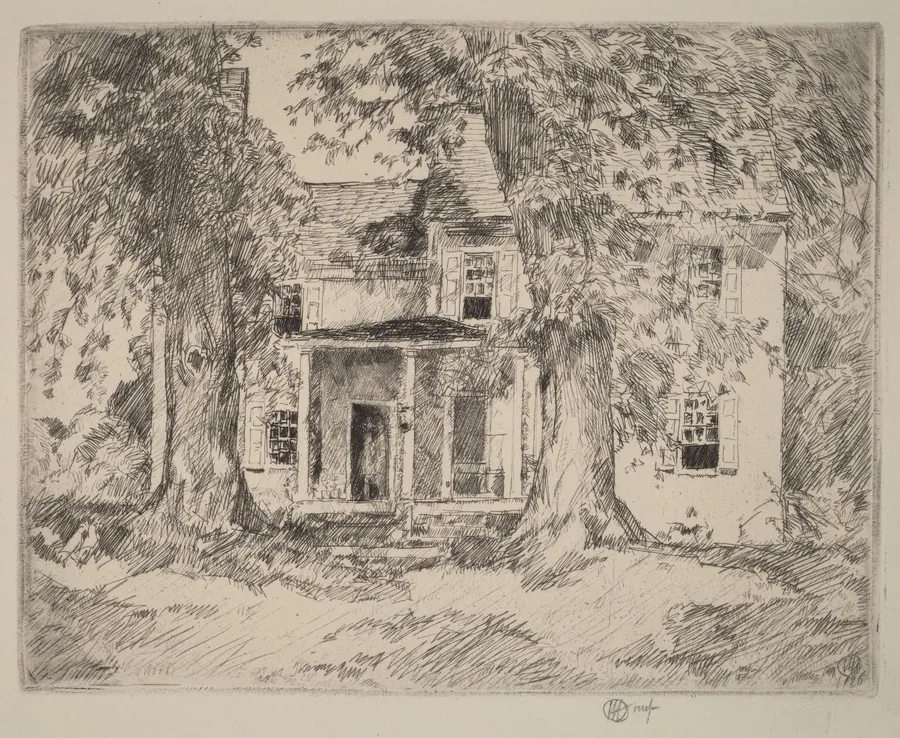 Washington's Headquarters near Valley Forge by Childe Hassam