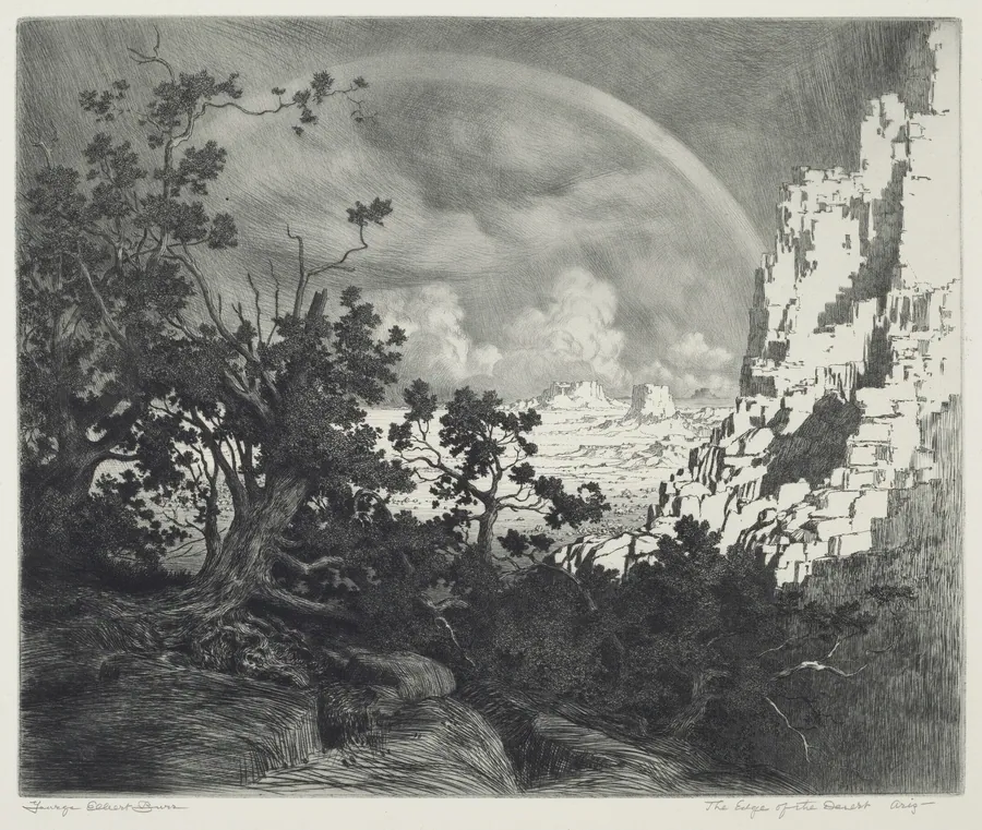 The Edge of the Desert, Arizona by George Elbert Burr
