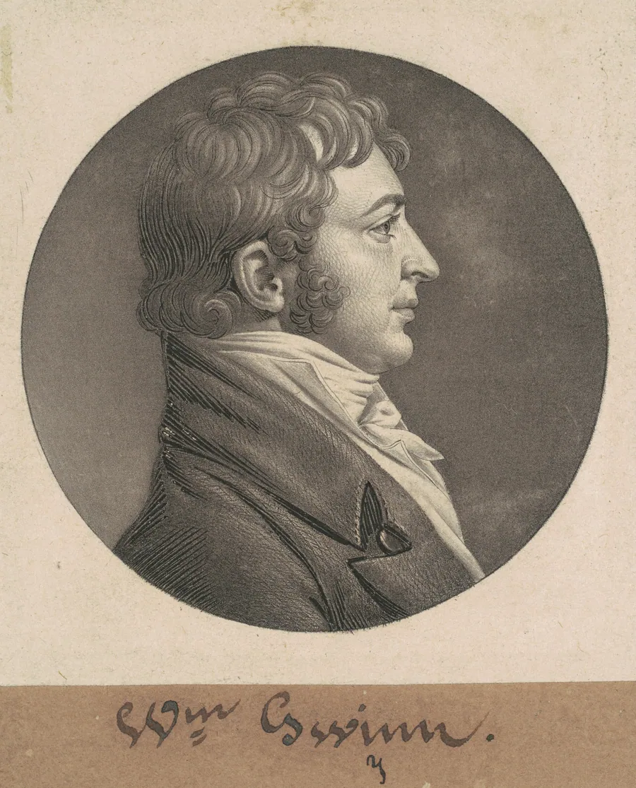 William Gwynn by Charles B. J. Févret de Saint-Mémin
