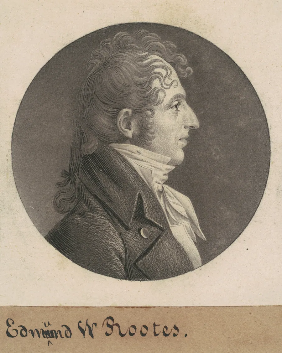 Edmund Wilcox Rootes by Charles B. J. Févret de Saint-Mémin