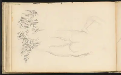 A Nude and Foliage