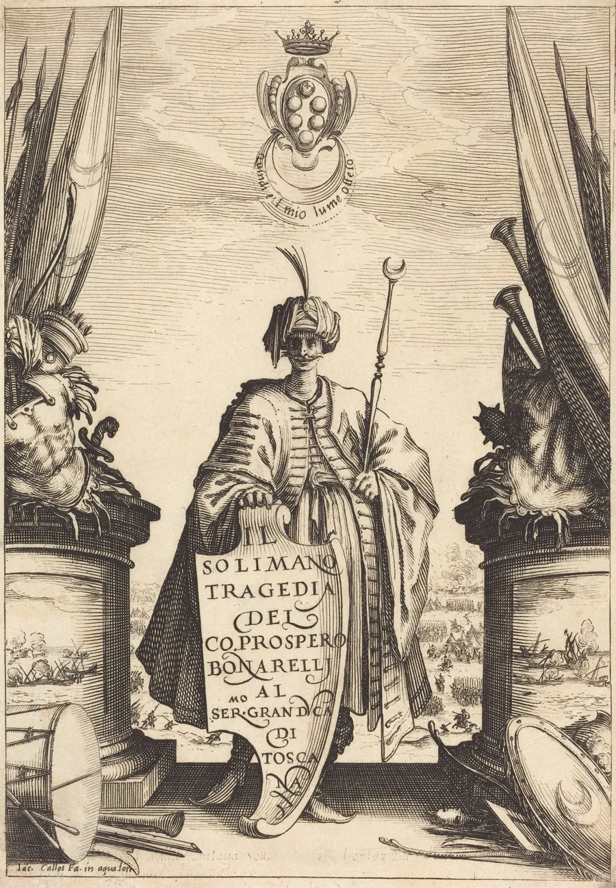 Title Page for "Il Solimano" by Jacques Callot
