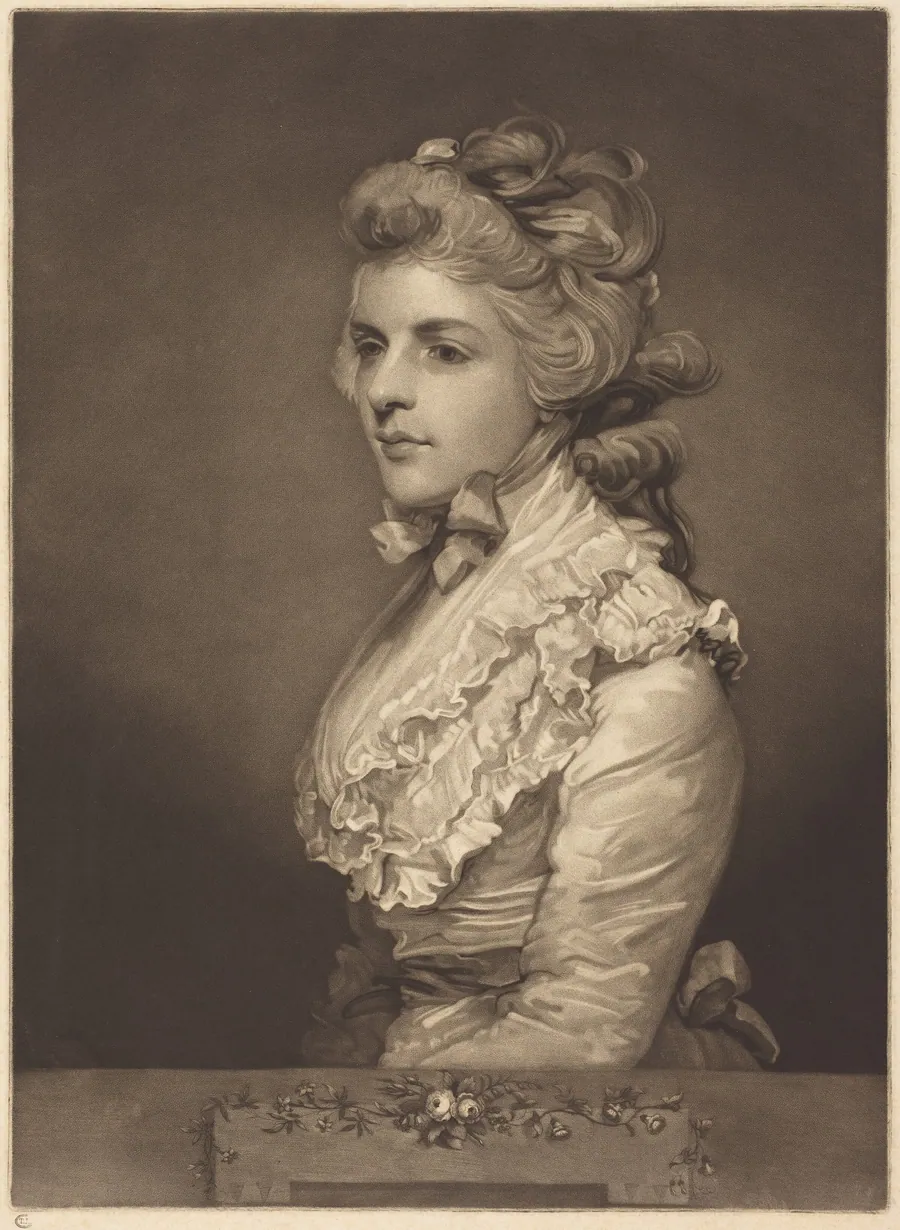 Miss Kemble in a White Dress by John Jones