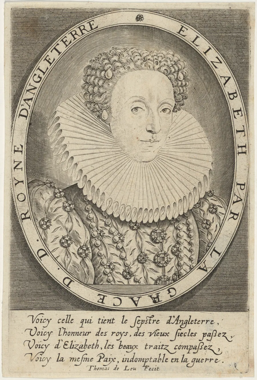 Queen Elizabeth by Thomas de Leu