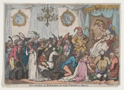 Votaries of Fashion in the Temple of Folly