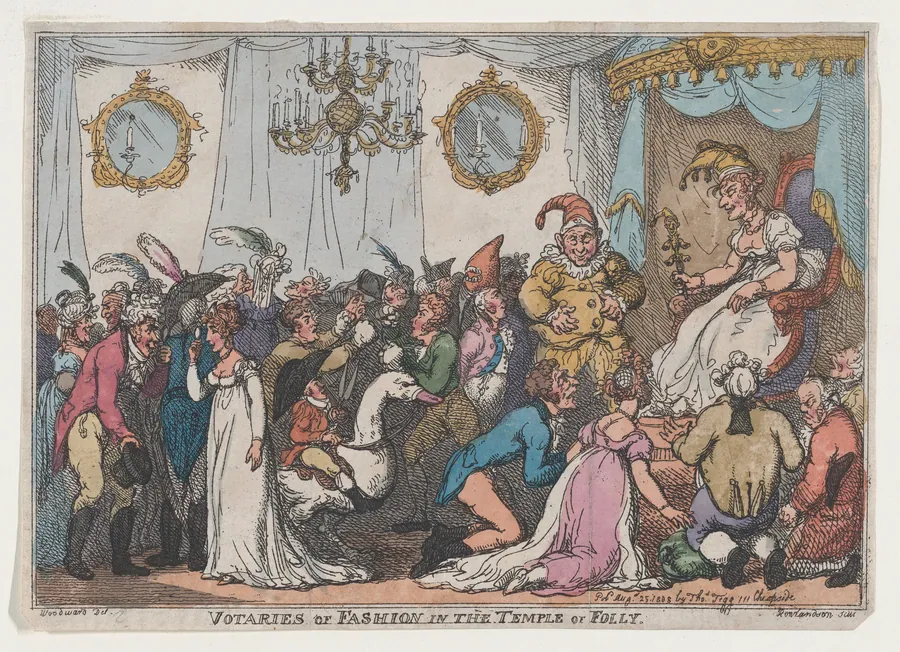 Votaries of Fashion in the Temple of Folly by George Murgatroyd Woodward
