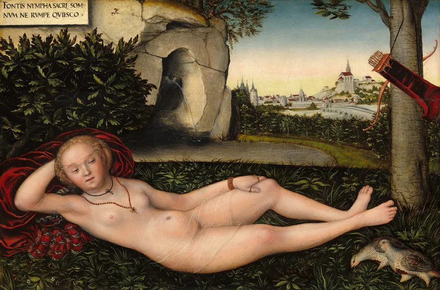 The Nymph of the Spring by Lucas Cranach the Elder
