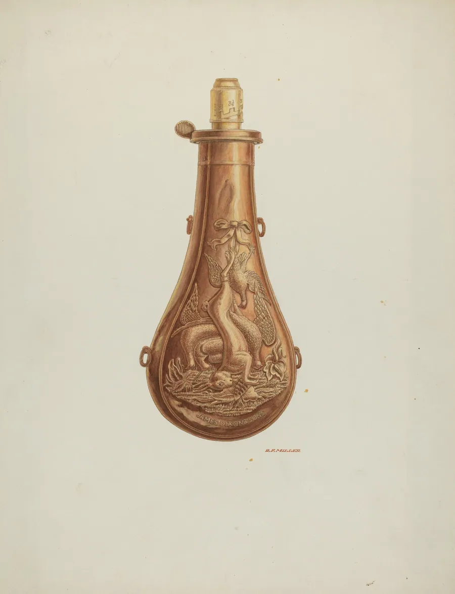 Powder Flask by Randolph F. Miller