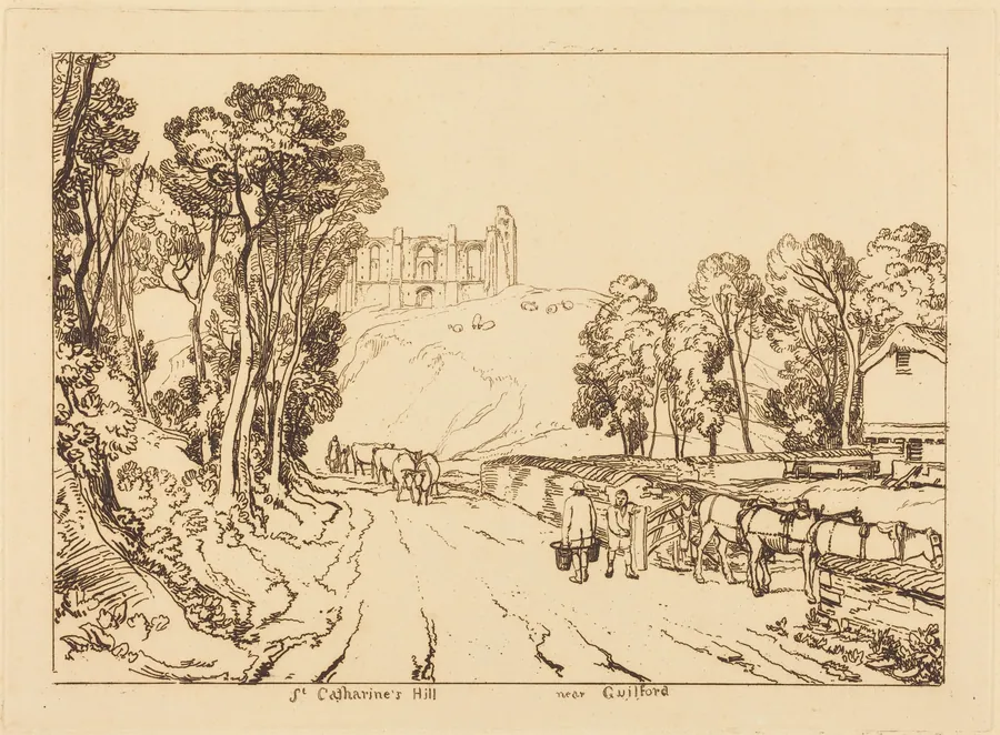 Saint Catherine's Hill Near Guilford by Joseph Mallord William Turner