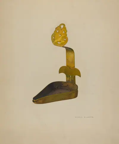 Brass Betty Lamp