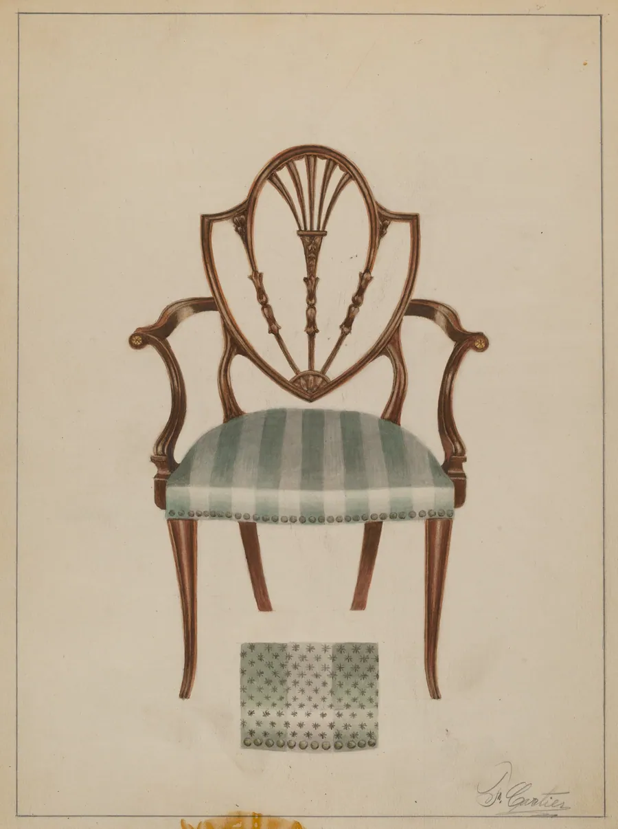 Armchair by Ferdinand Cartier