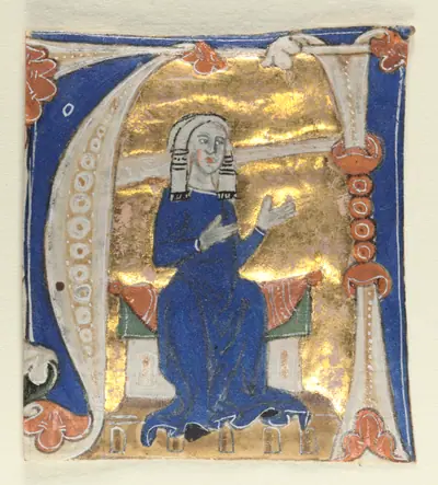 Historiated Initial (A) Excised from a Bible