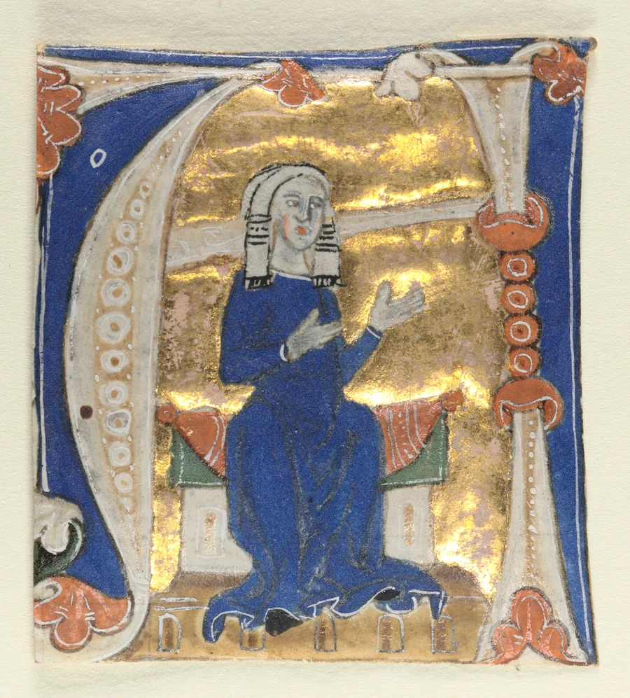 Historiated Initial (A) Excised from a Bible