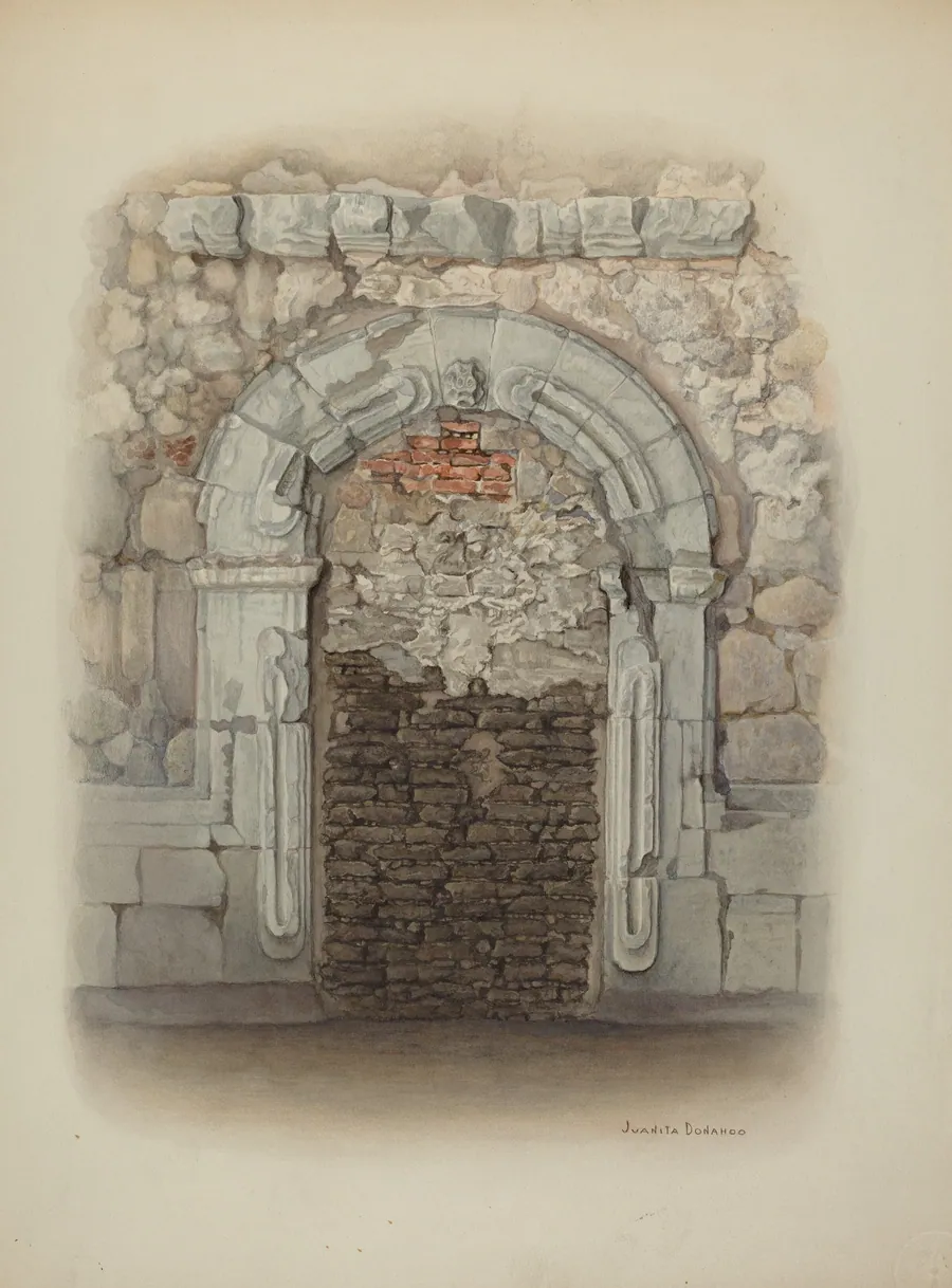 Doorway, Stone by Juanita Donahoo