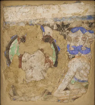 Bodhisattvas and Monks, from Cave 224