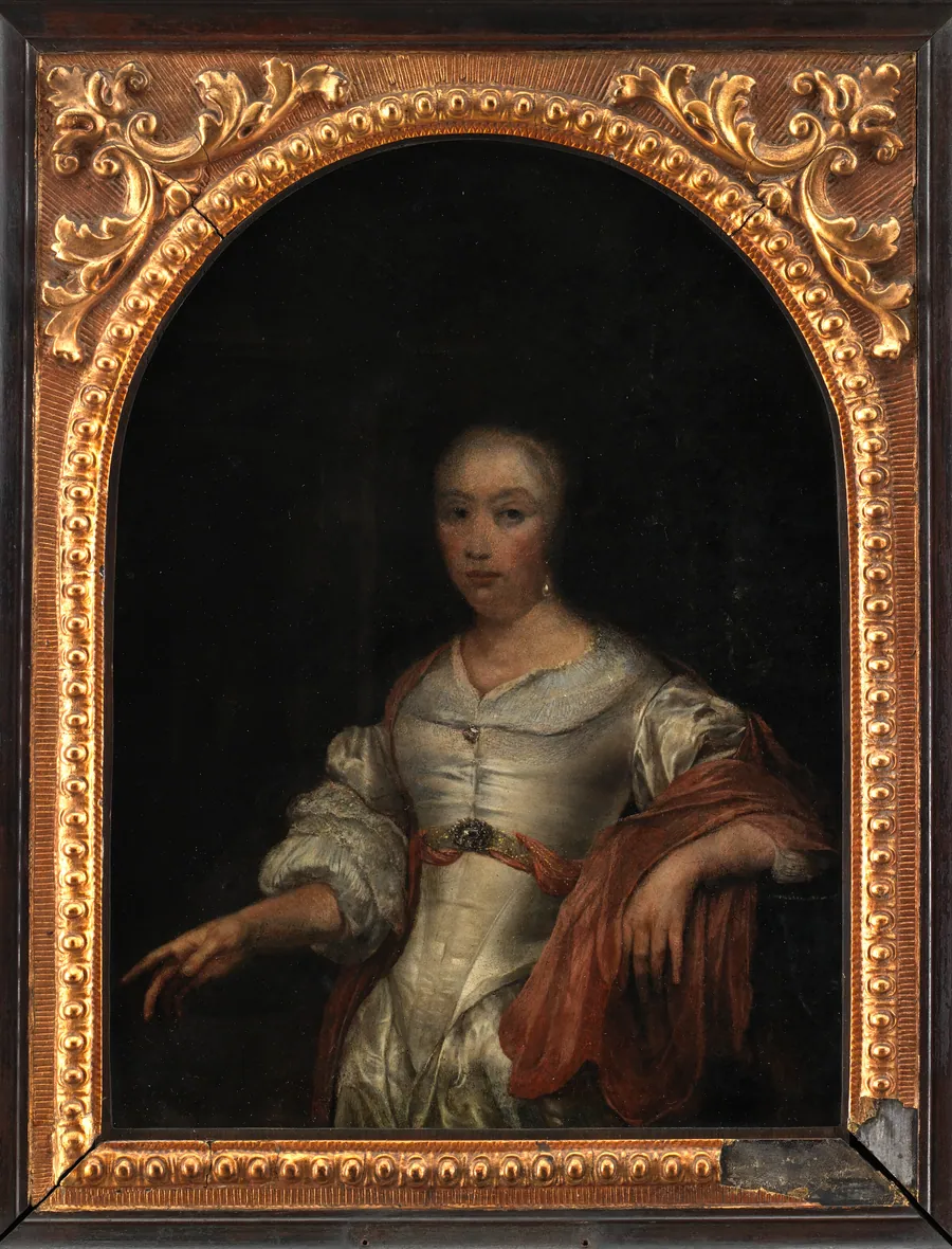 Dameportræt by Frans van Mieris (I)