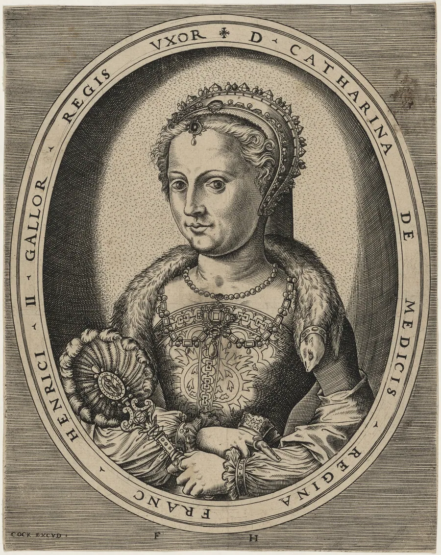 Catherine de Medici, Wife of Henry II of France by Frans Huys