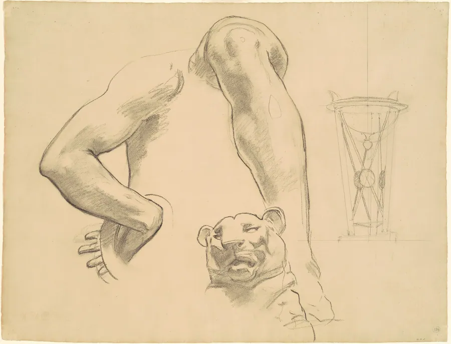Studies for "Classic and Romantic Art" by John Singer Sargent