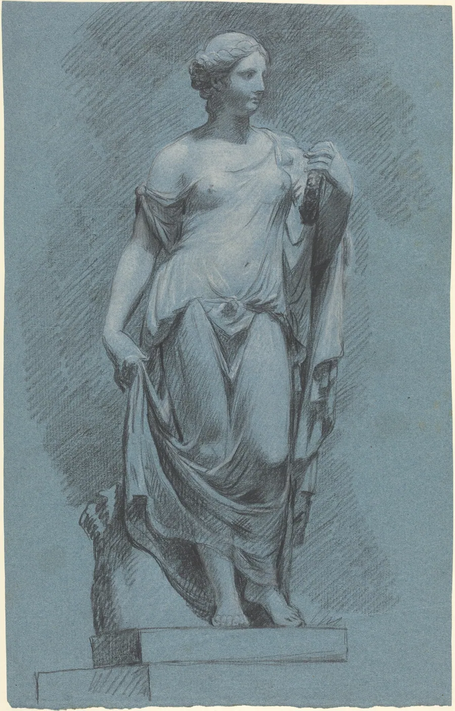 The "Farnese Flora" at Stourhead by Samuel Woodforde