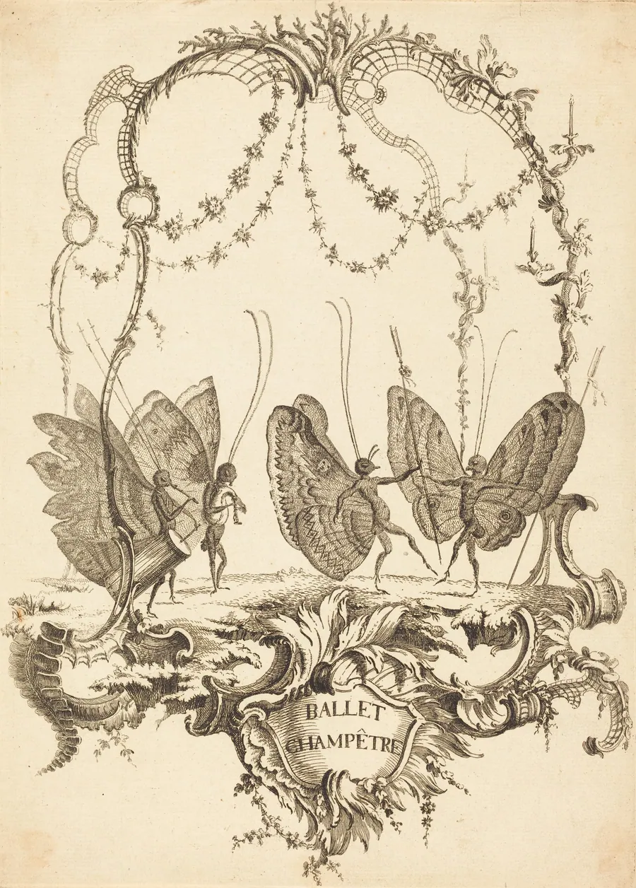 Ballet Champêtre (Country Ballet) by Charles Germain de Saint-Aubin