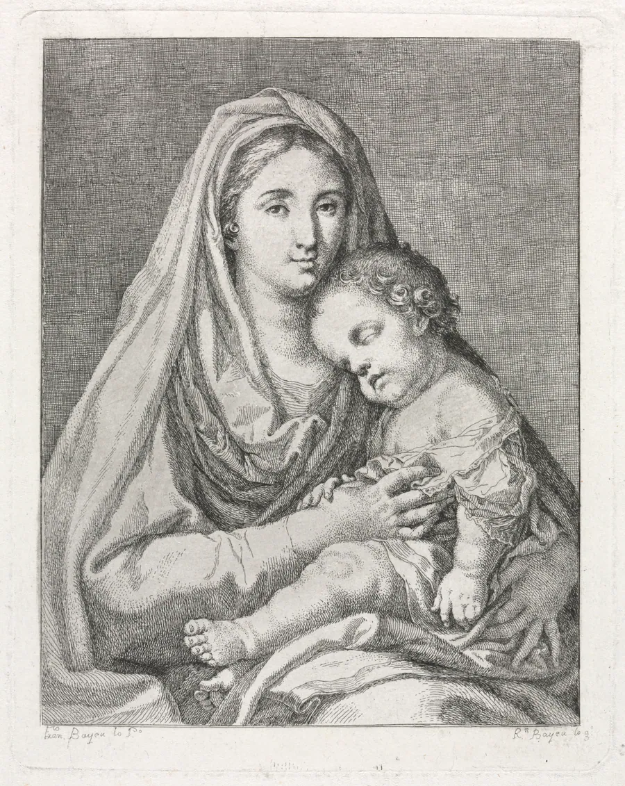 Madonna and Child (after Francisco Bayeu y Subias) by Ramón Bayeu y Subias
