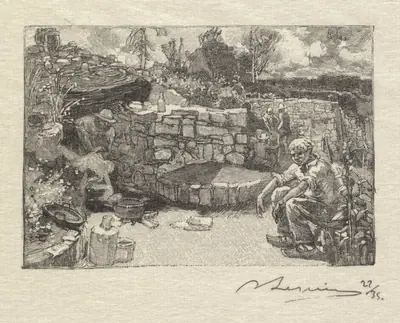 Fontainebleau Forest: Quarryman's Lodge (La Forêt de Fontainebleau: Une loge de carrier)