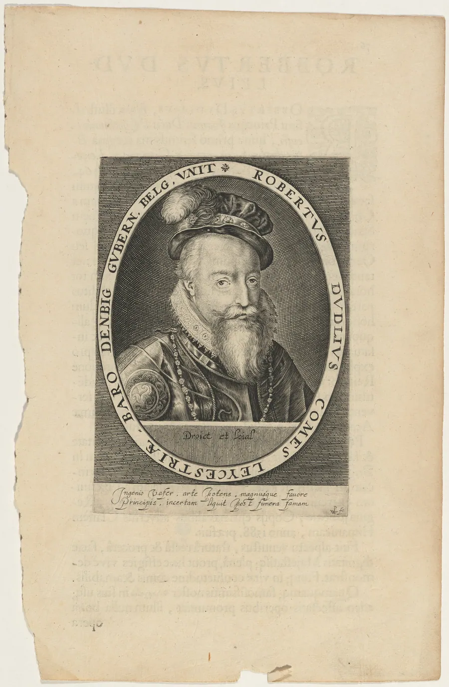 Robert Dudley, Earl of Leicester by Willem de Passe