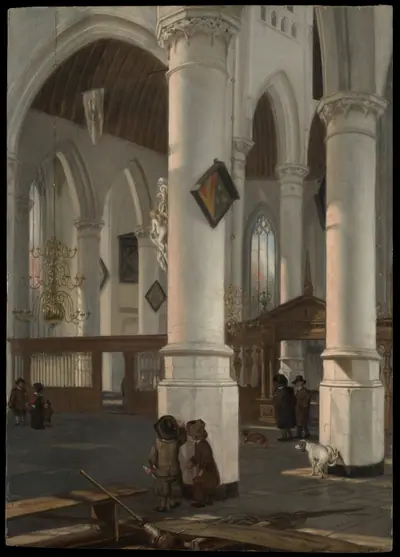 Interior of the Oude Kerk, Delft