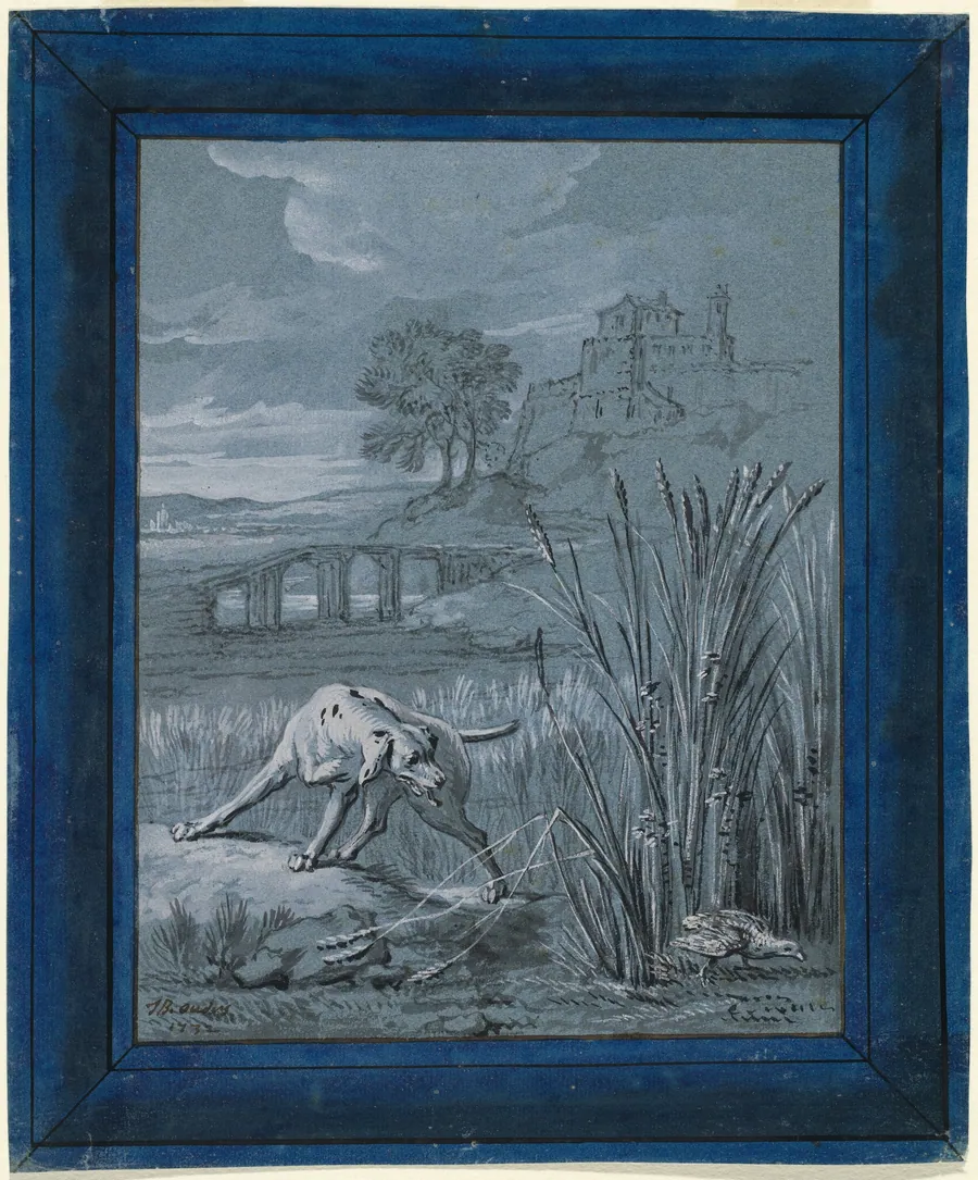 The Partridge Saves Her Young by Jean-Baptiste Oudry