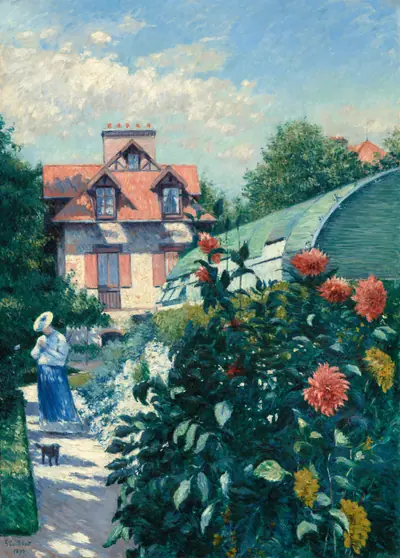 Dahlias, Garden at Petit Gennevilliers