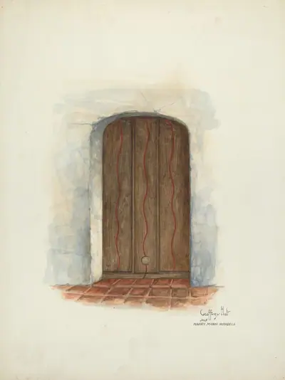 Door, Facade of Mission House