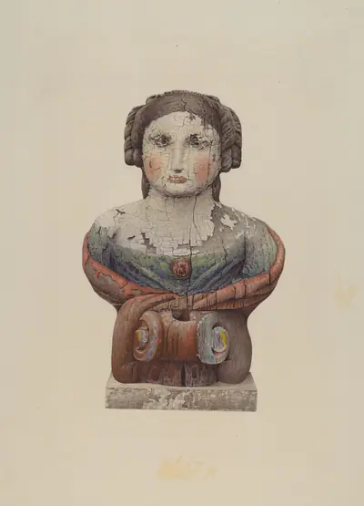 Figurehead from the "Lady Clinton"